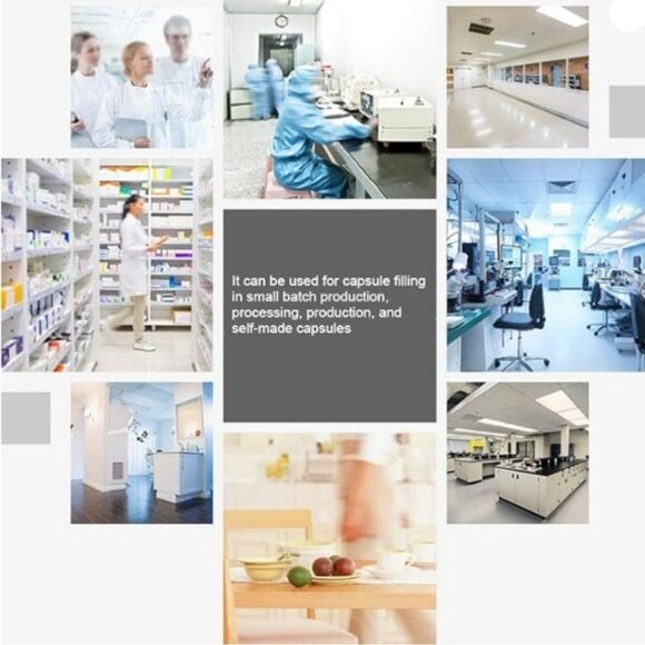 100 Holes Capsule Filling Machine Manual Capsule Filling Device for DIY Capsules - Picture 2 of 6